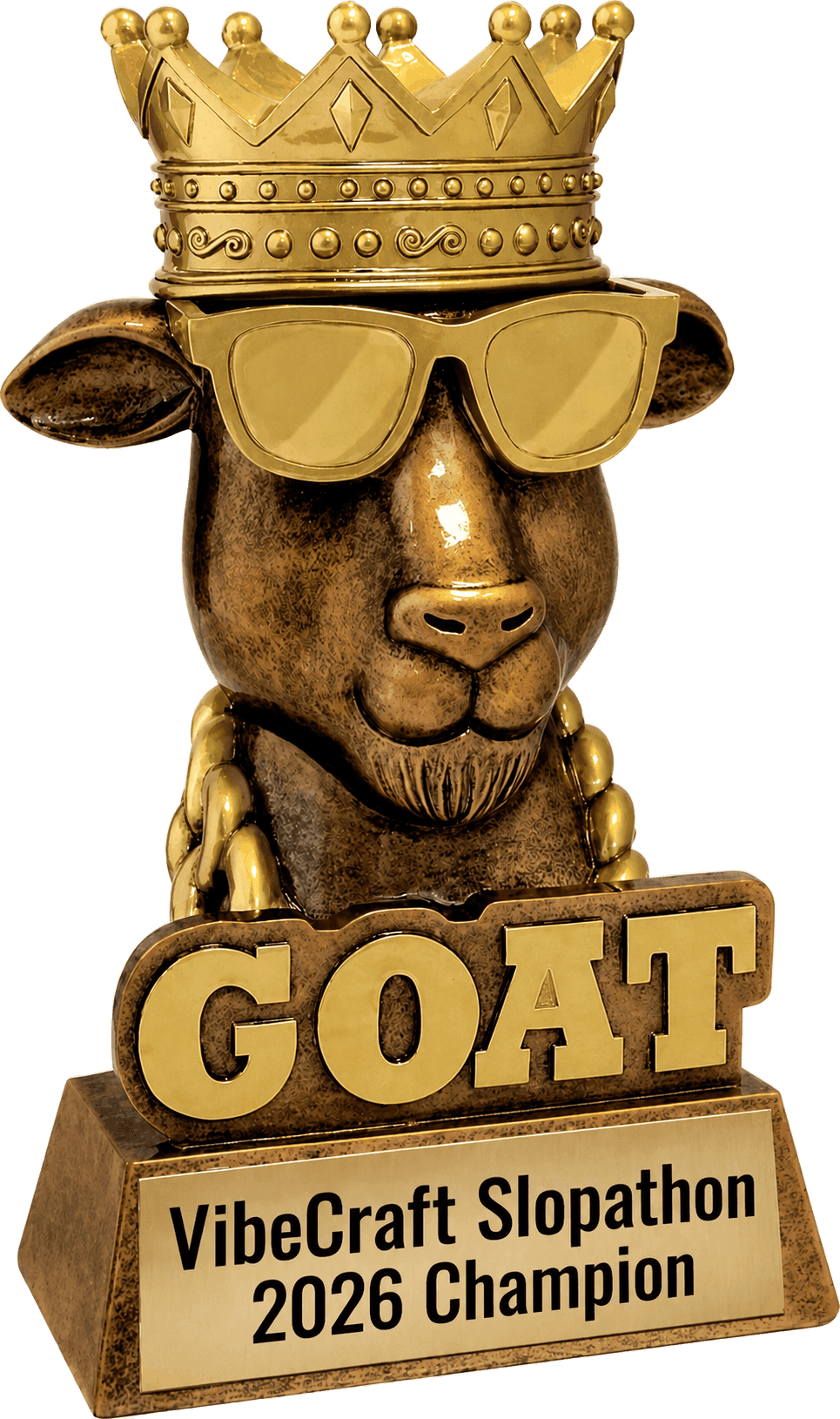 The GOAT of A.I. trophy